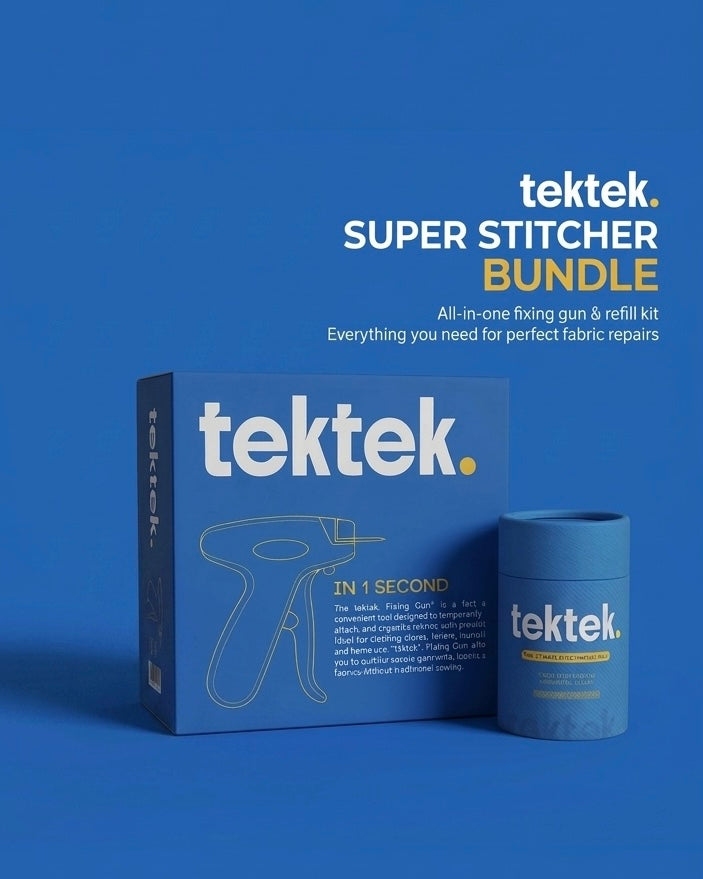 tektek  -  FABRIC FINE STITCHER + 8K FINE STITCHES REFILL