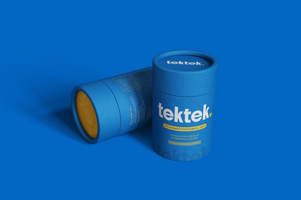 Tektek Colored Fine Stitch Refills – 8 Essential Colors – 8,000 Stitches