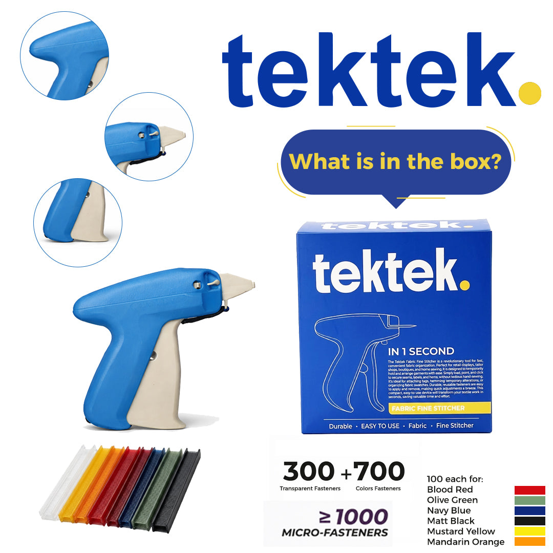 2 Pcs Bundle "tektek. Fabric Fine Stitcher"